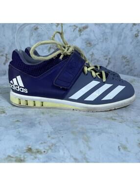 Adidas Powerlift 3 Women's Size 7 Weightlifting Shoes Purple Athletic Sneakers